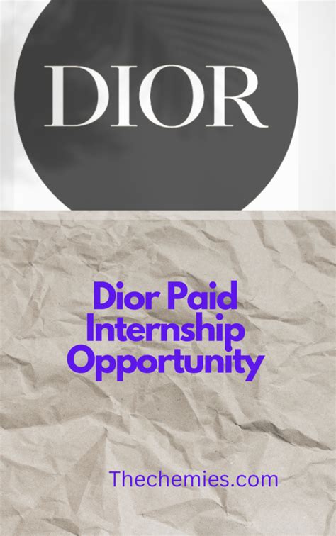 women at dior internship